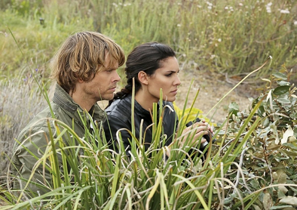 Eric Christian Olsen, Daniela Ruah at 