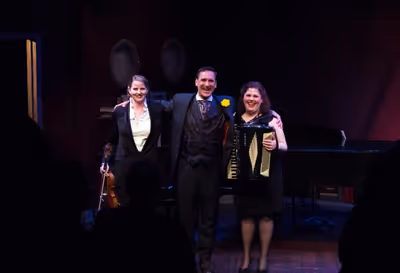 Jessica Wright, Mark Nadler, Franca Vercelloni Photo