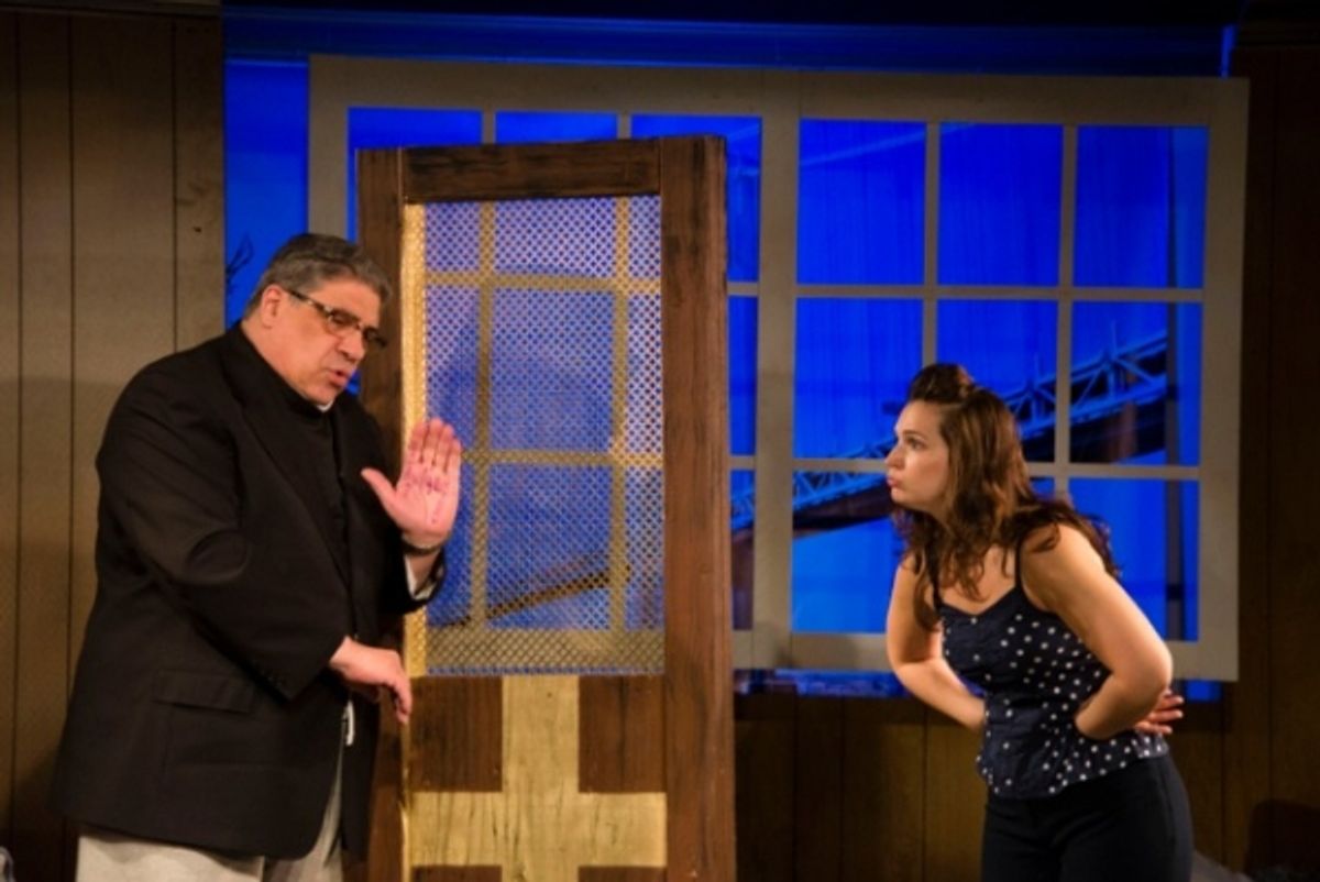 Vincent Pastore and Candice Guardino at 