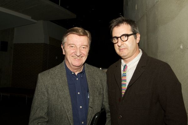 Larry Bryggman with Jon Robin Baitz  Photo