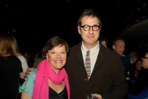 Helen Carey with Jon Robin Baitz Photo