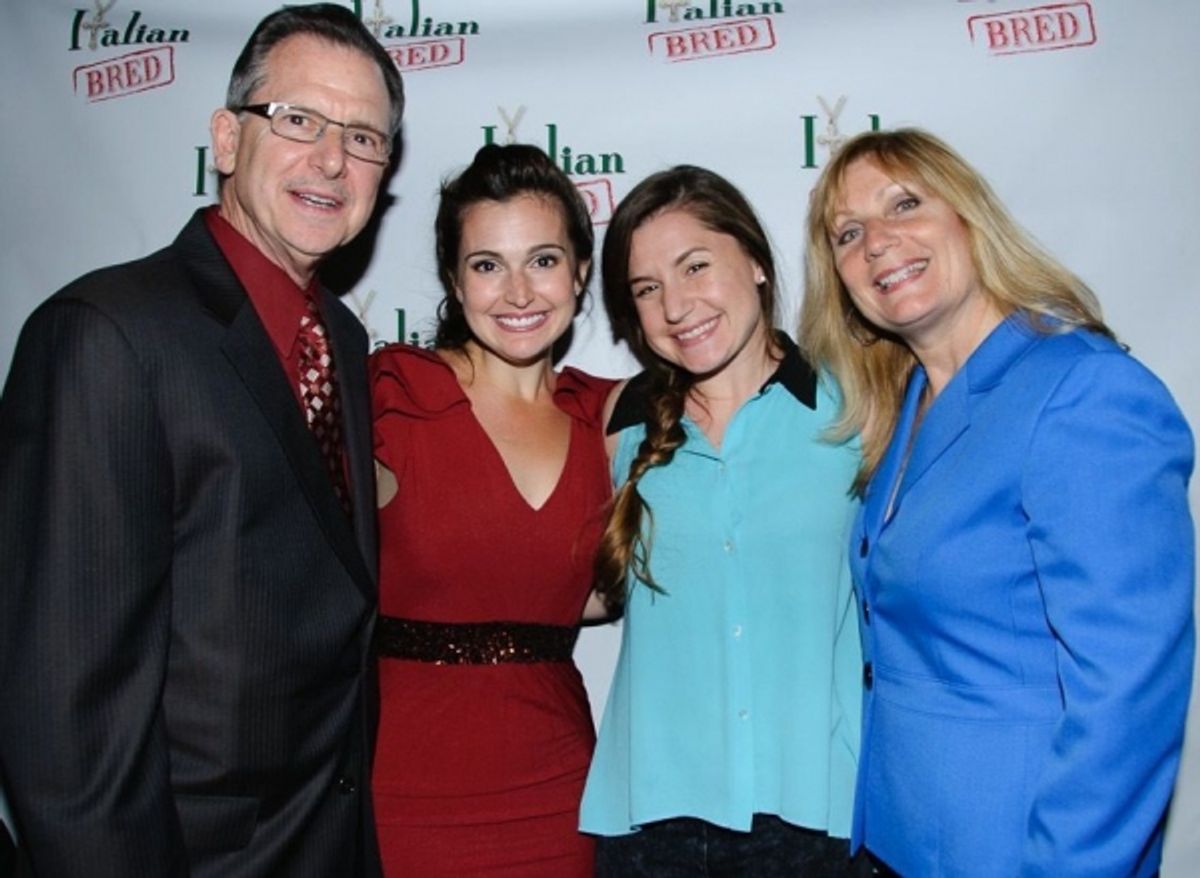 Candice Guardino and family at 