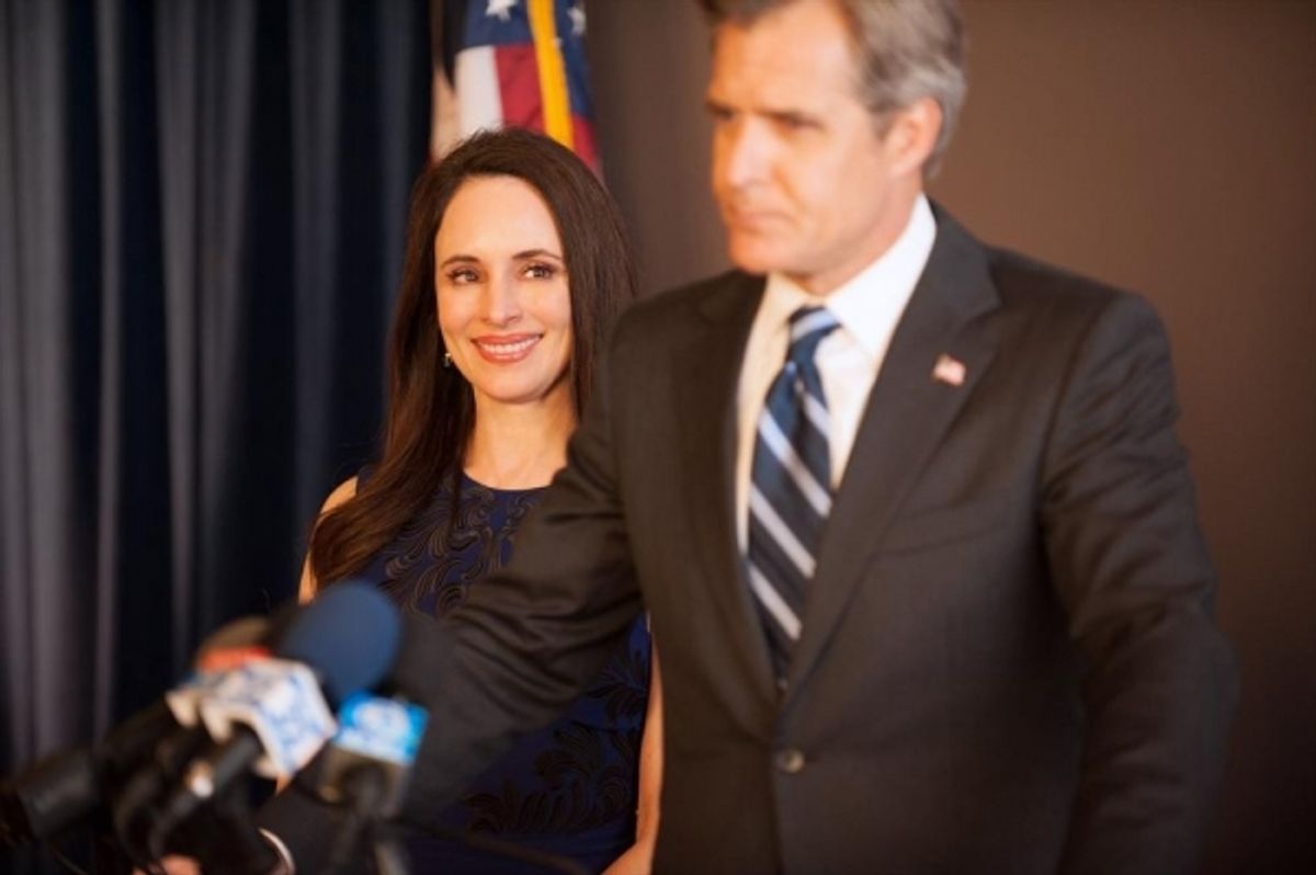 Madeleine Stowe, Henry Czerny at 