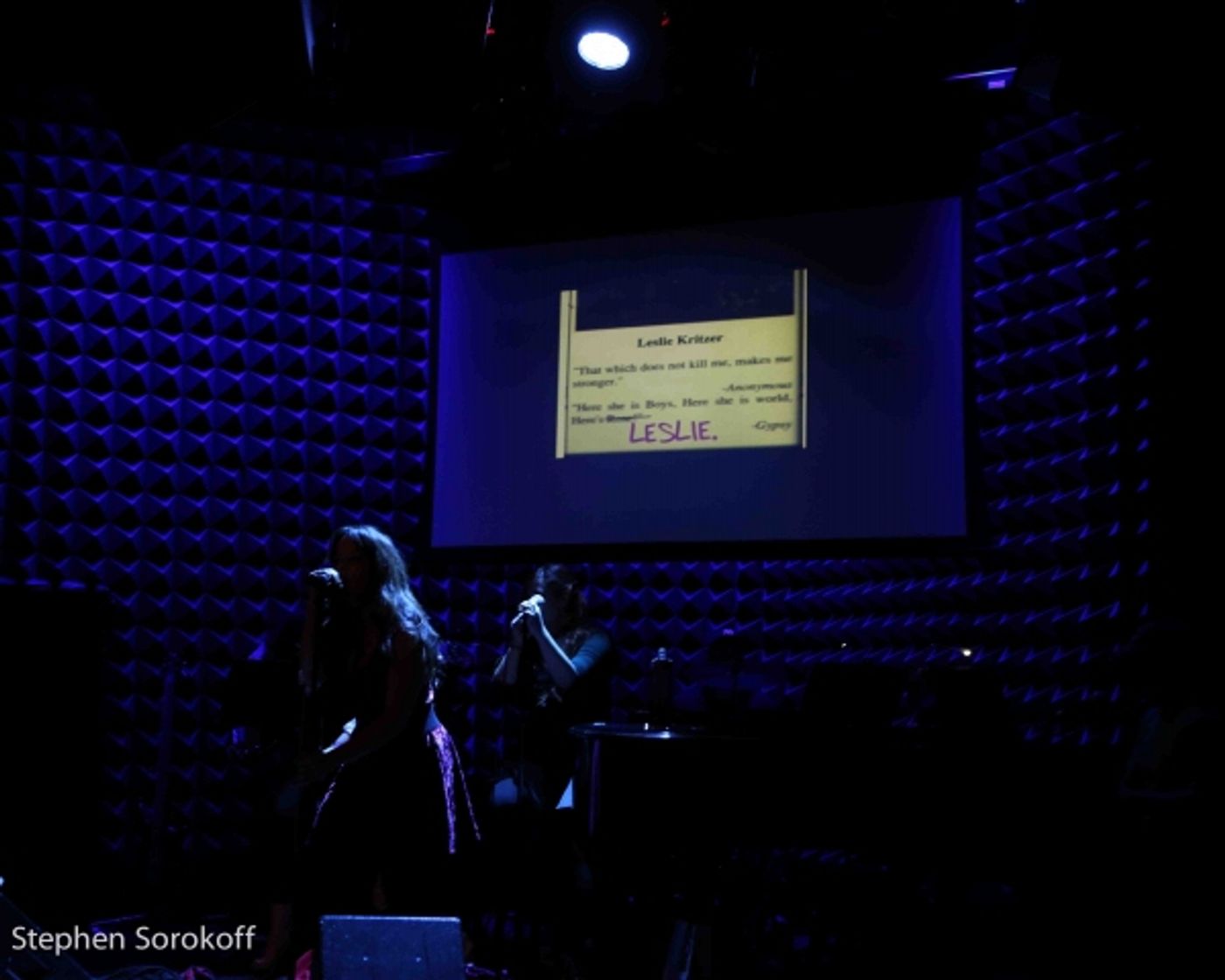 Photo Coverage: Leslie Kritzer Brings BEAUTIFUL DISASTER to Joe's Pub Photo Coverage: Leslie Kritzer Brings BEAUTIFUL DISASTER to Joe's Pub Image