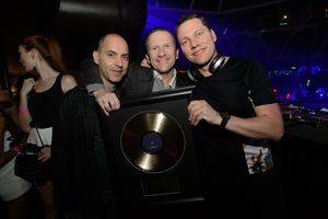 Paul Morris, Neil Moffitt and Tiesto Photo