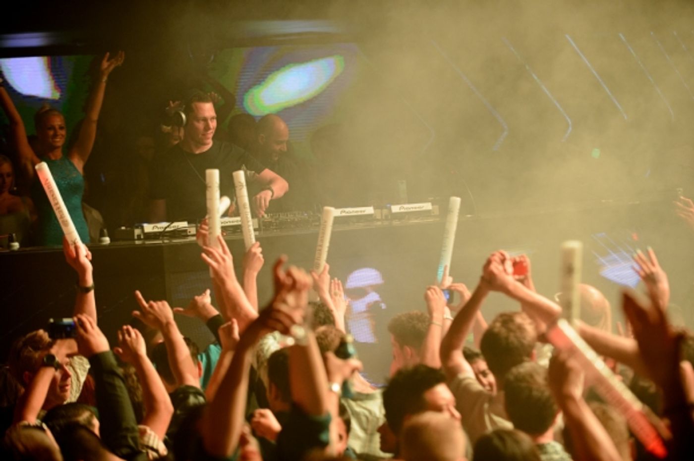 Photo Flash: Tiesto, Hilary Duff, Aziz Ansari and More Party at Hakkasan Las Vegas  Image