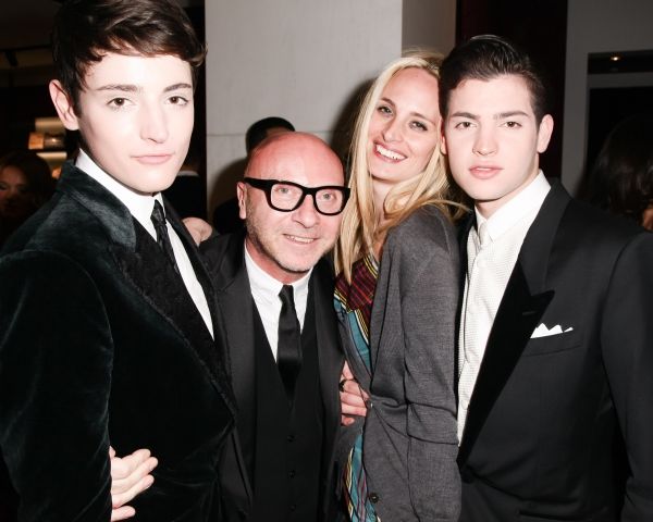 Harry Brant, Domenico Dolce, Lauren Santo Domingo, Peter Brant Jr. Photo