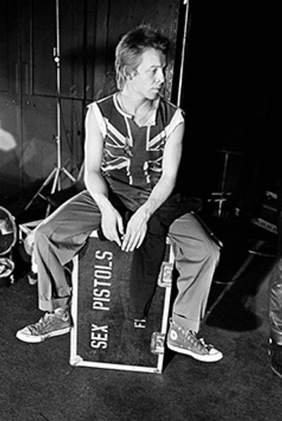 Paul Cook, late 1970s Photograph &copy; Dennis Morris Photo