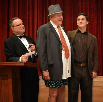 (l to r) Jeffrey S. Lane, Jim Salners, and Kyle Cameron. Photo by Larry Lipton and Do Photo