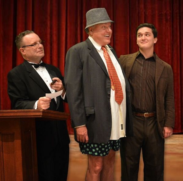 (l to r) Jeffrey S. Lane, Jim Salners, and Kyle Cameron. Photo by Larry Lipton and Do Photo