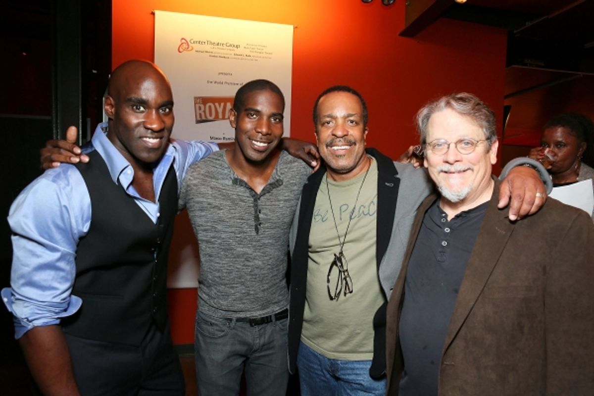 David St. Louis, Desean Terry, Robert Gossett and Keith Szarabajka  at 