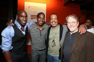 David St. Louis, Desean Terry, Robert Gossett and Keith Szarabajka  Photo