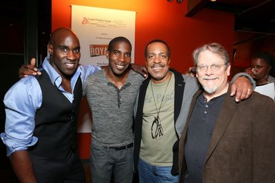 David St. Louis, Desean Terry, Robert Gossett and Keith Szarabajka  Photo