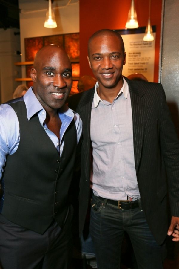 David St. Louis and J. August Richards Photo