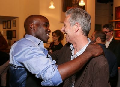 David St. Louis and CTG Artistic Director Michael Ritchie
 Photo