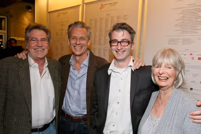 From left, CTG donor Miles Benickes, CTG Artistic Director Michael Ritchie, Director  Photo
