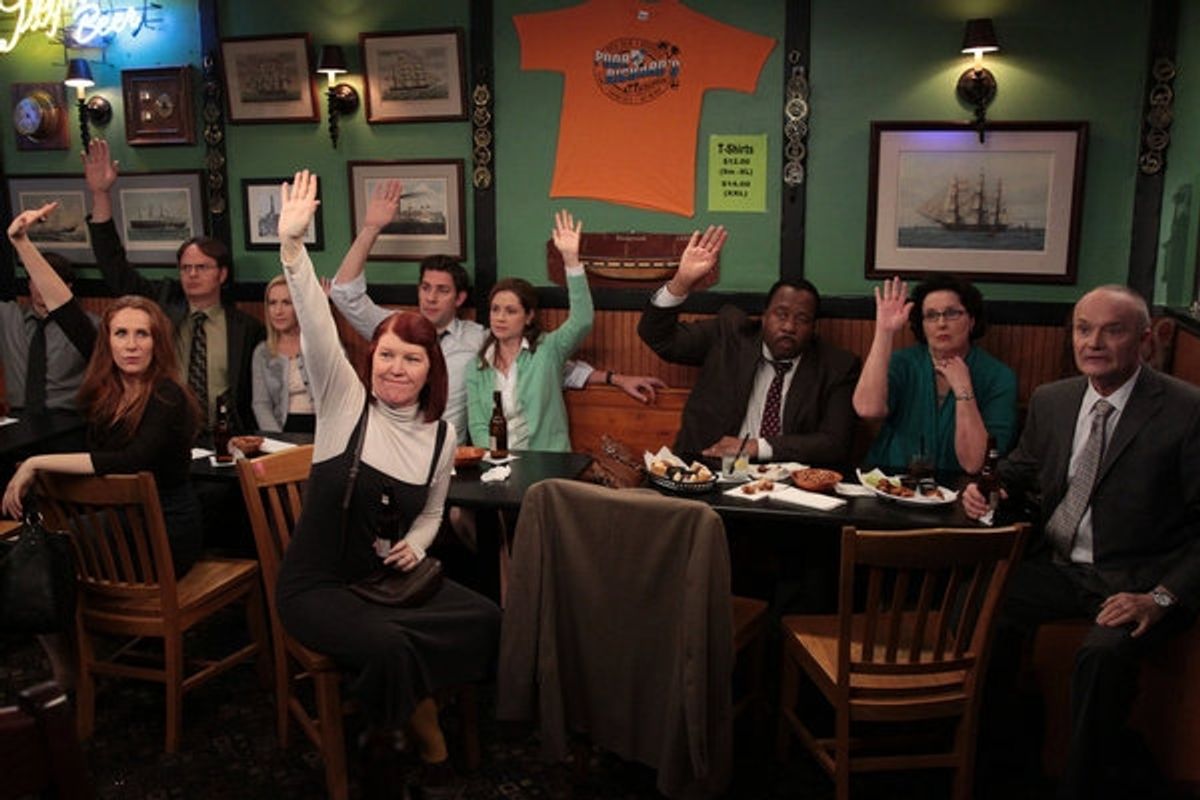 Catherine Tate, Rainn Wilson, Angela Kinsey, Kate Flannery, John Krasinski, Jenna Fischer