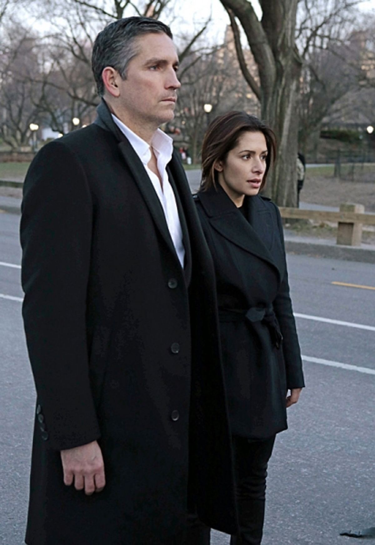 Jim Caviezel, Sarah Shahi
 at 