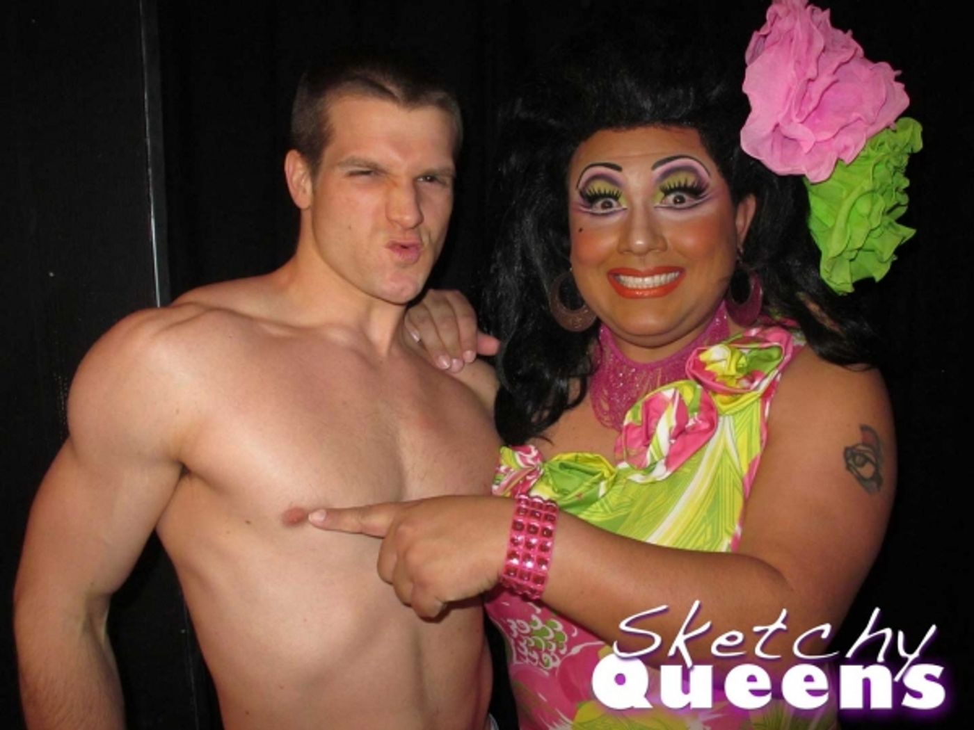 Photo Flash: First Look at SKETCHY QUEENS Kay Sedia and Reba Areba at Cavern Club  Image