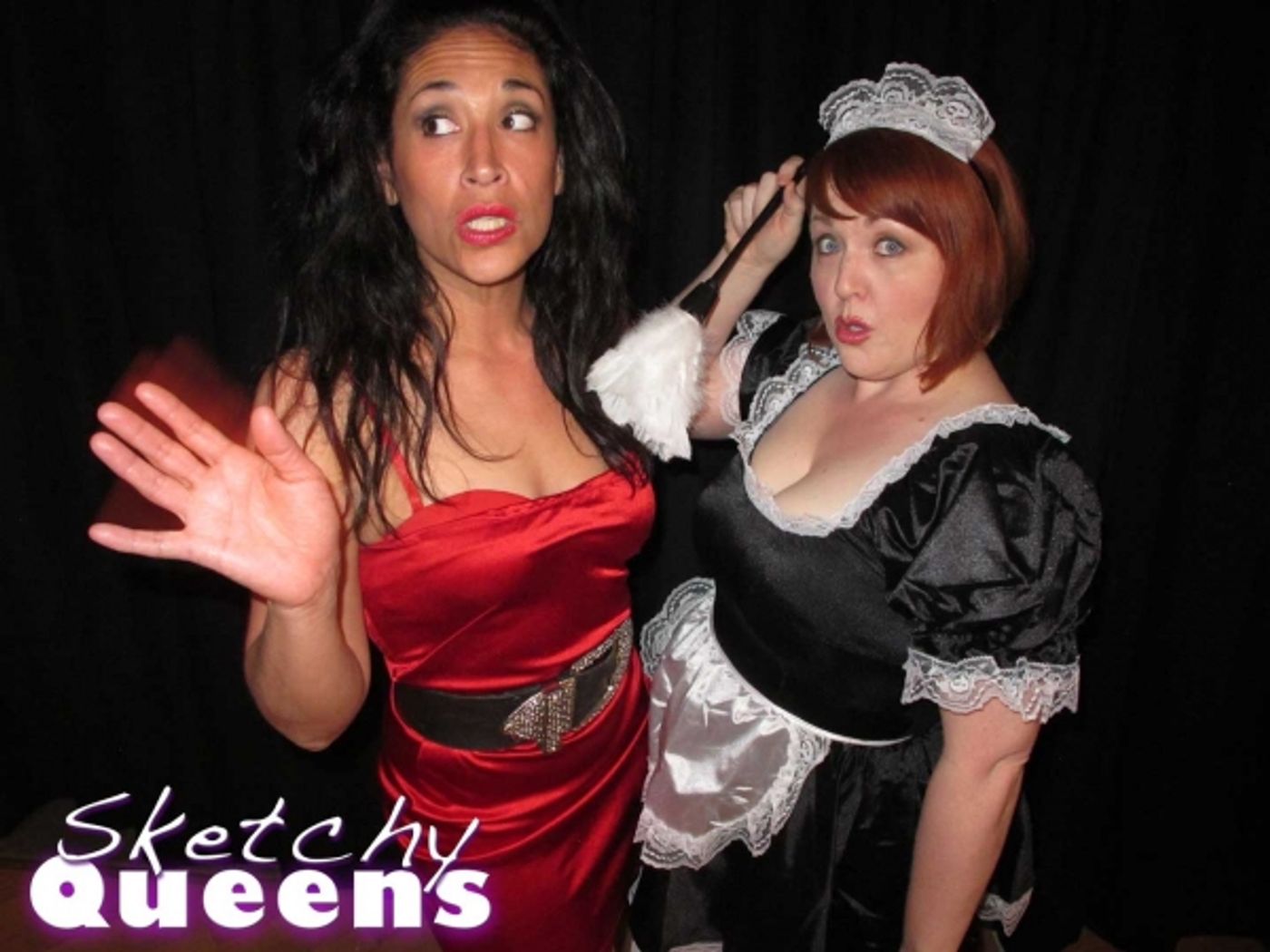 Photo Flash: First Look at SKETCHY QUEENS Kay Sedia and Reba Areba at Cavern Club  Image