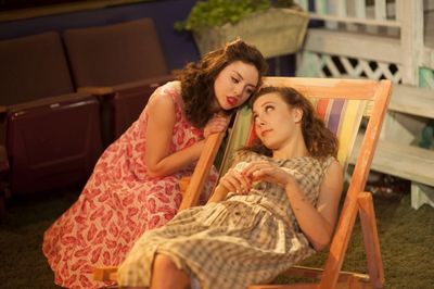 Madeleine Garcia (L) and Karie Ann Randol (R). Photo by Dwayne Green. Photo