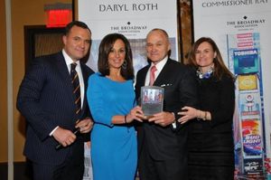 Broadway Association Chairman Cristyne Nicholas and Good Day New York''s Greg Kelly a Photo