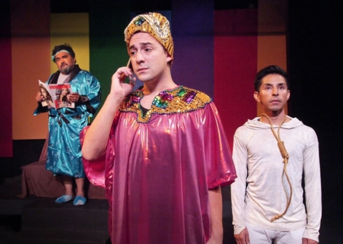  Martin Morales (Partner), Henry Alberto (Gay Latino Horse Whisperer) and Hector A. Garcia (Gay Latino Teen Ghost 1) in THE GAY GHOST WHISPERER by Josefina Lopez at 