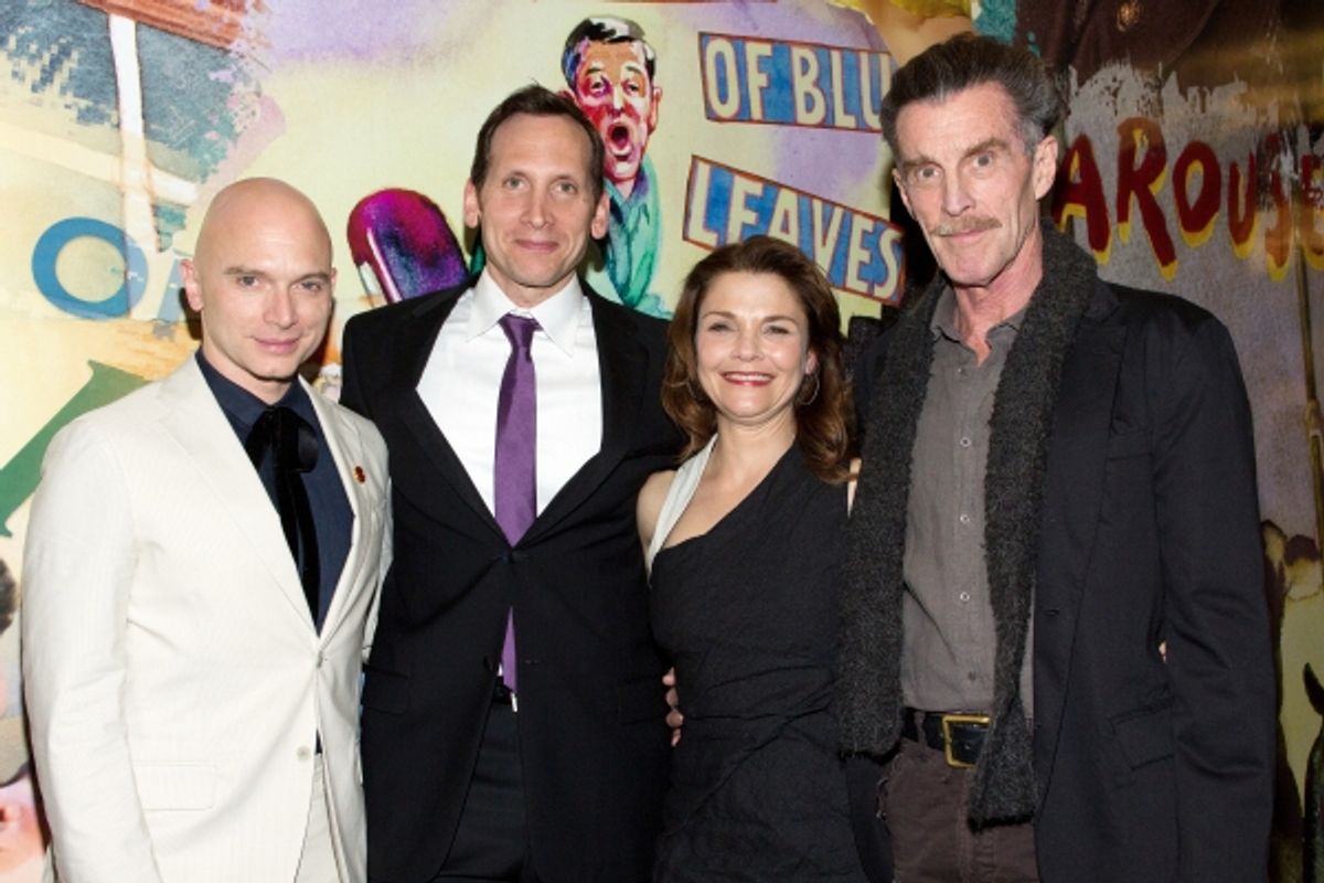 Michael Cerveris, Stephen Kunken, Kathryn Erbe, John Glover at 