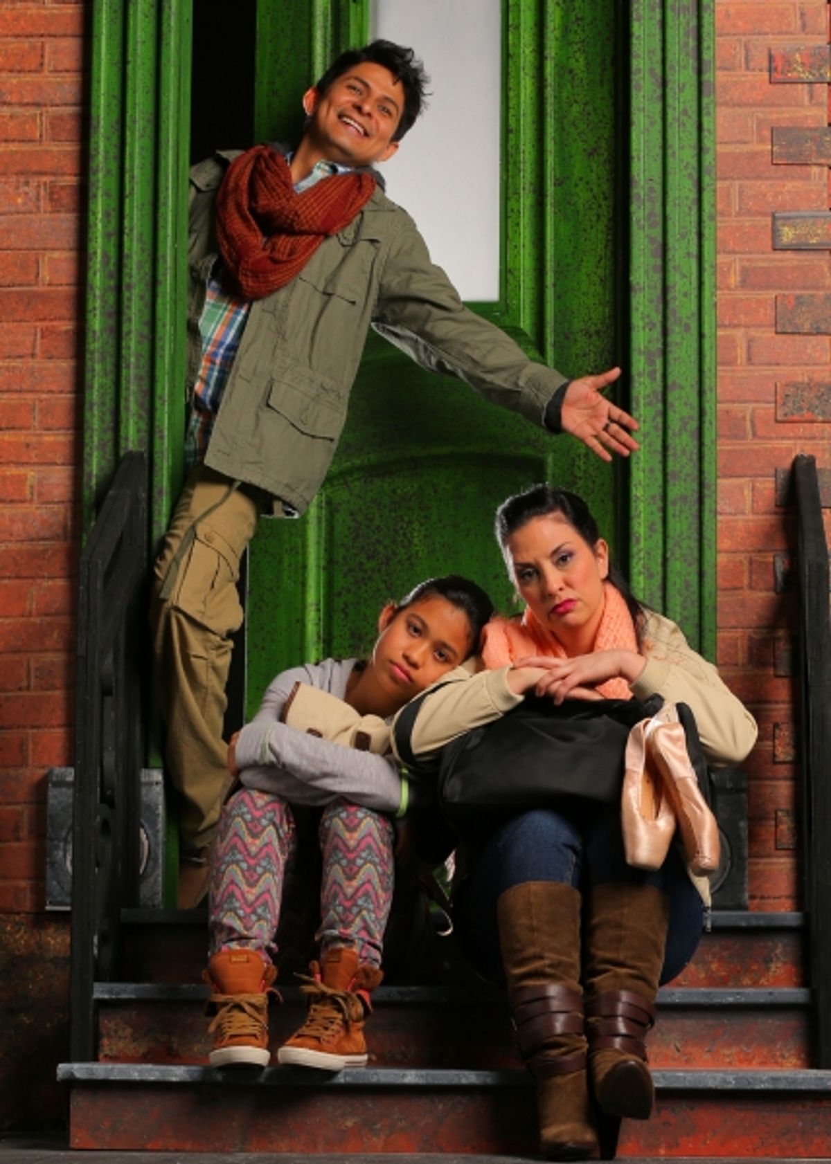 Pedro Haro as Elliot, Stephanie Zaharis as Lucy and Tricia Marciel as Paula at 