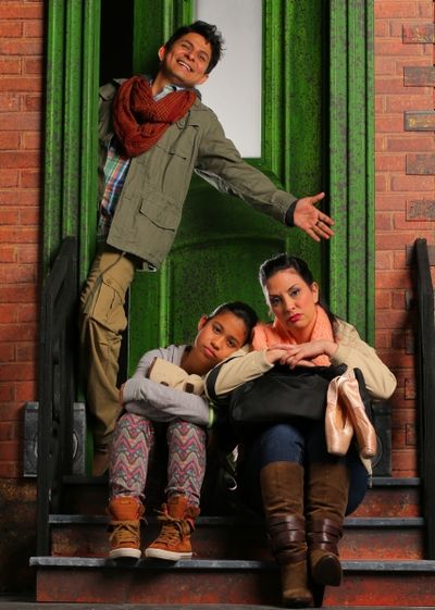 Pedro Haro as Elliot, Stephanie Zaharis as Lucy and Tricia Marciel as Paula Photo