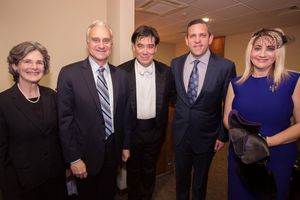 Dr. Frank Ricciardone , Alan Gilbert and Filiz Eczac Photo