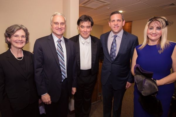 Dr. Frank Ricciardone , Alan Gilbert and Filiz Eczac Photo