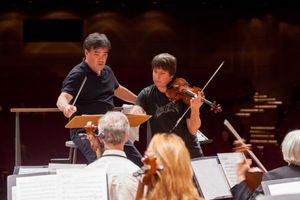 Alan Glibert and Joshua Bell Photo