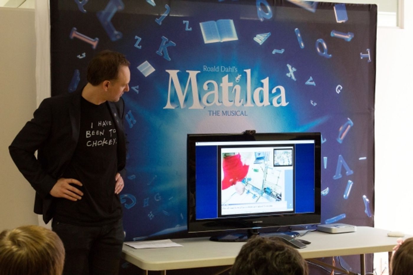 Photo Coverage: NASA Helps MATILDA Cast Chat with Astronauts in Space!  Image