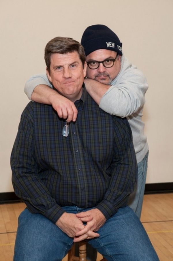 Playwright Rod McLachlan and director Bob Krakower Photo