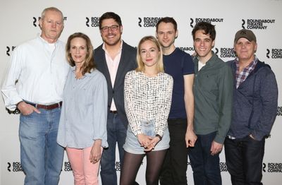 David Morse, Lisa Emery, Rich Sommer, Sarah Goldberg, Christopher Denham, Playwright  Photo