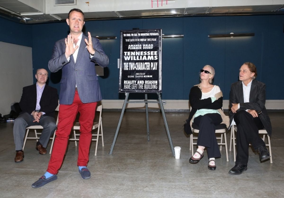 Producer Robert Driemeyer, Director Gene David Kirk, Amanda Plummer, Brad Dourif  at 