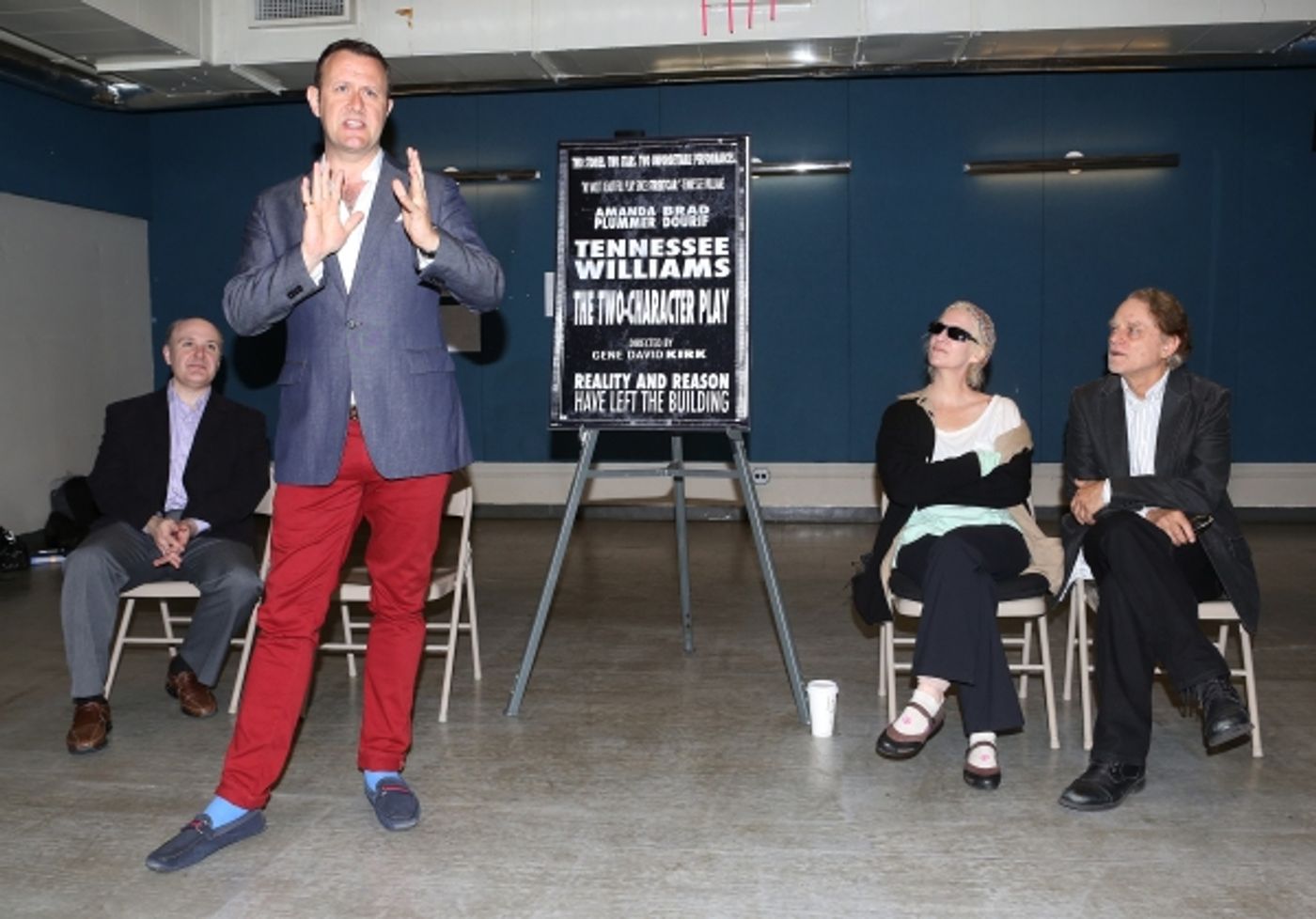 Photo Coverage: Amanda Plummer & THE TWO CHARACTER PLAY Cast Meet the Press  Image