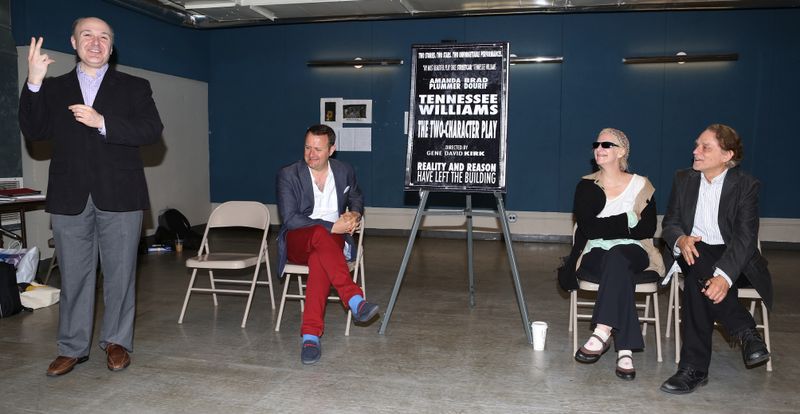Photo Coverage: Amanda Plummer & THE TWO CHARACTER PLAY Cast Meet the Press — photo 4 of 64