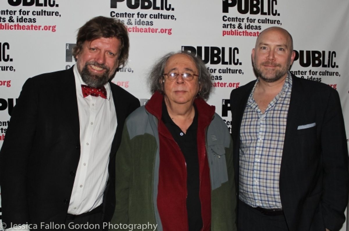 Oskar Eustis, Richard Foreman and Patrick Willingham at 
