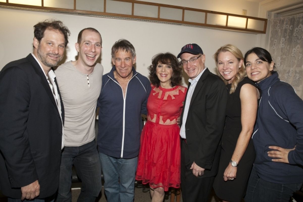 Kurt Deutsch, Charlie Alterman, Stephen Schwartz, Andrea Martin, Howard Kagan, Janet Kagan and Nadia Di Giallonardo at 