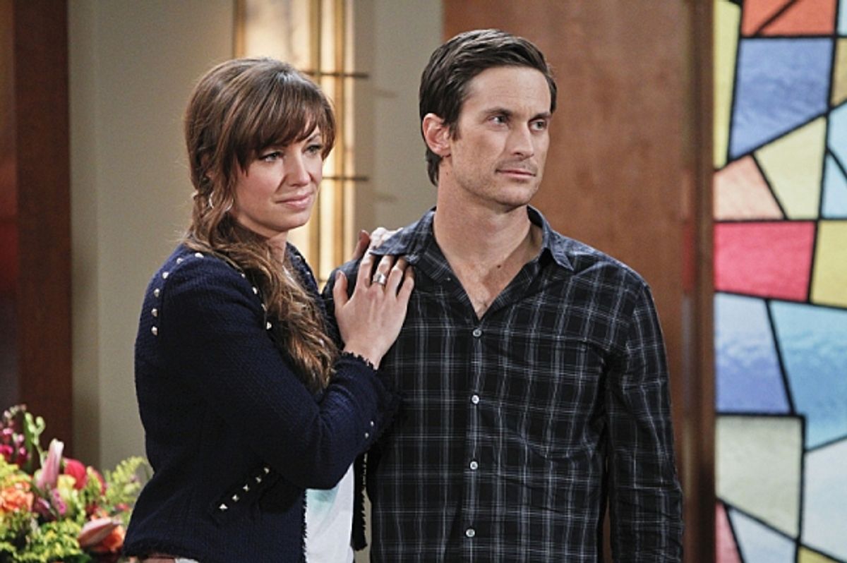 Bianca Kajlich, Oliver Hudson at 