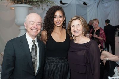 Herb and Simin Allison with Ailey dancer Alicia Graf Mack Photo