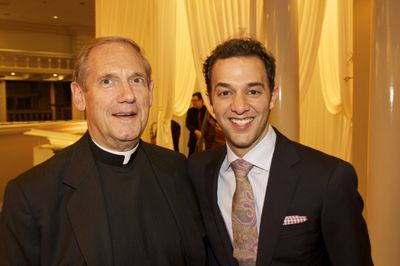 Monsignor Kenneth Velo and Kyle DeSantis Photo