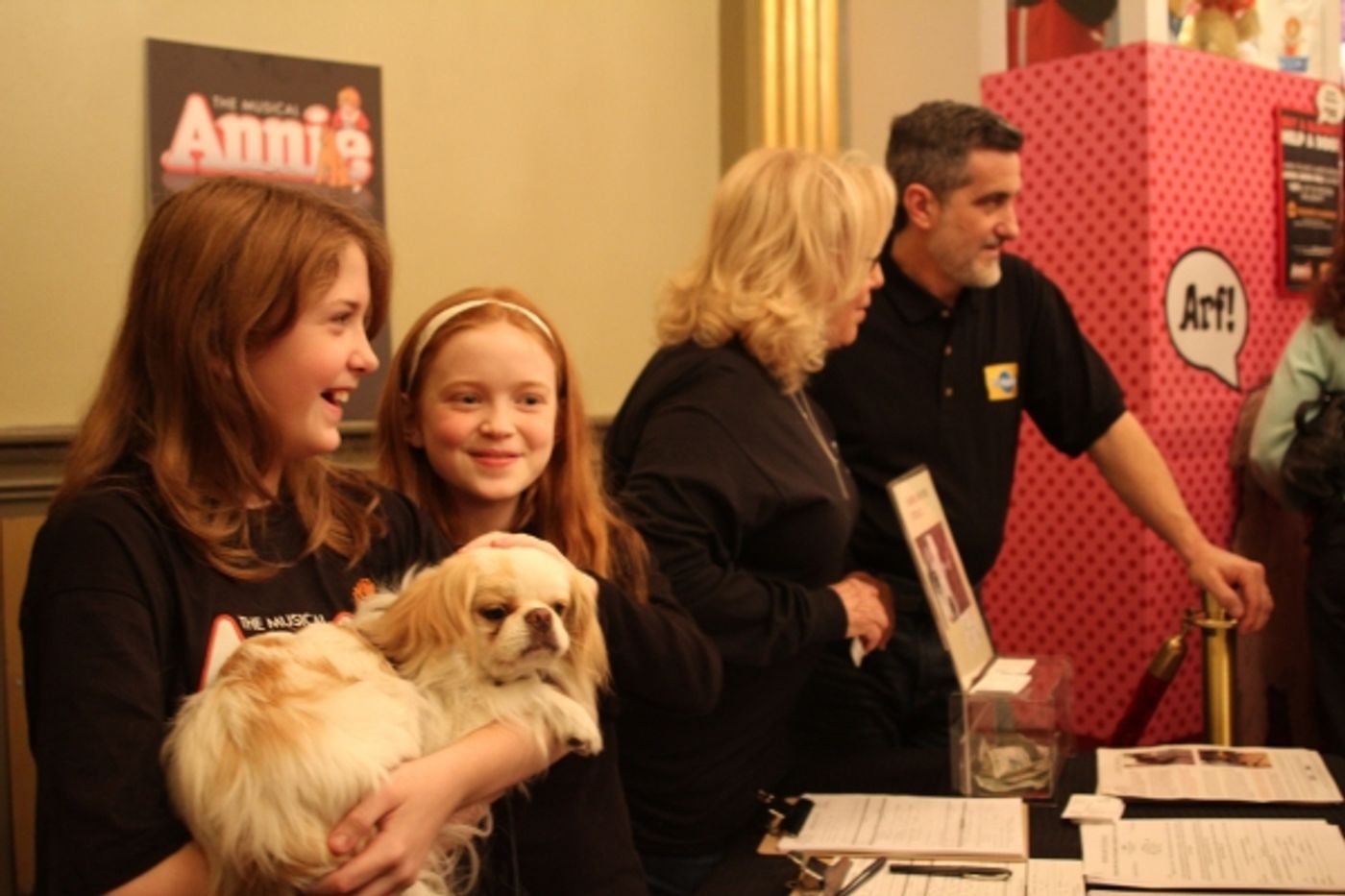 Photo Flash: ANNIE Celebrates the Launch of Sandy's Rescue Pals  Image