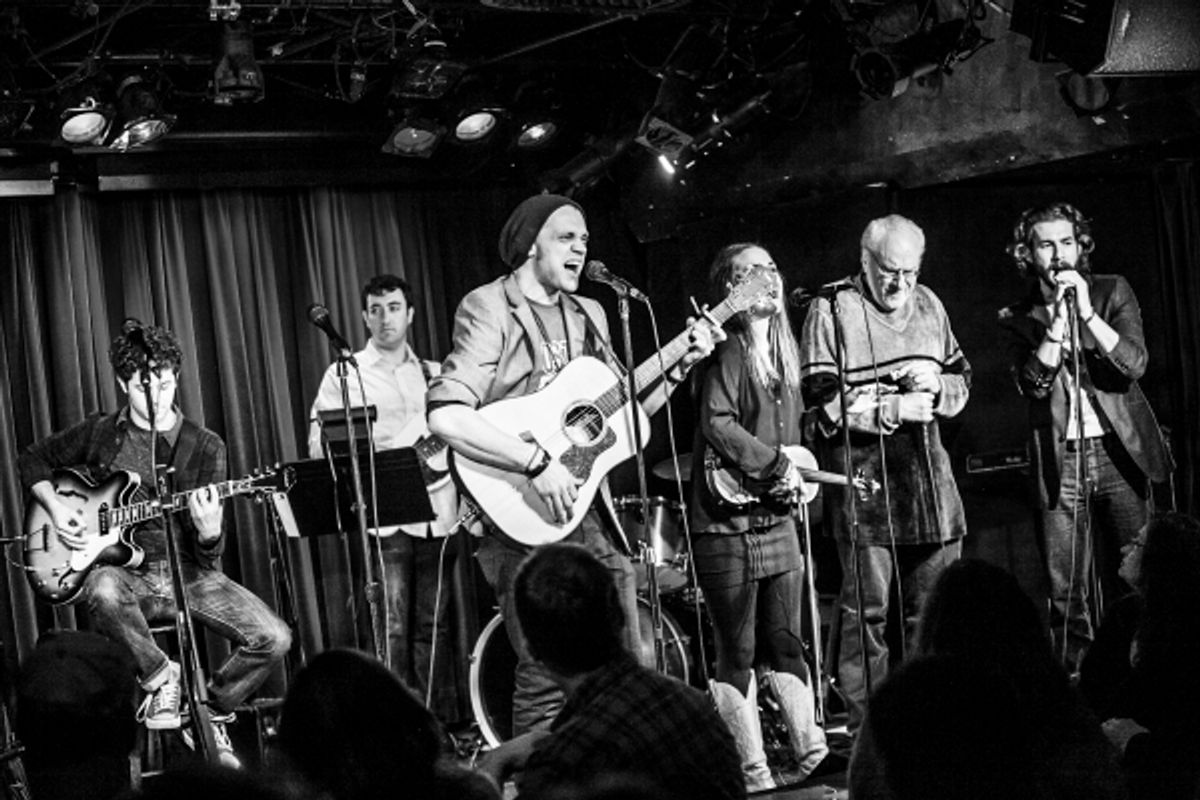 Matt DeAngelis and 'Broadway Backs Boston' (Photo By: Kevin Thomas Garcia) at 