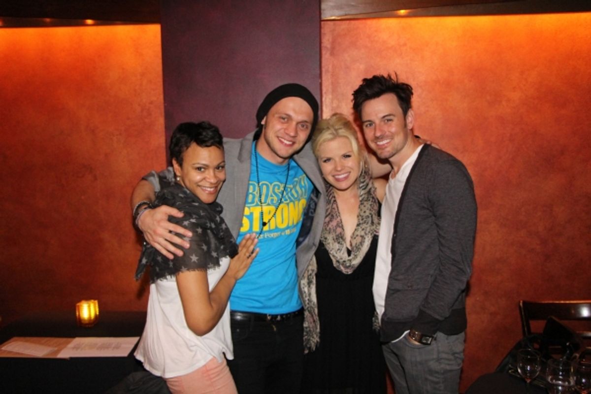 Matt DeAngelis, Megan Hilty and Guests at 