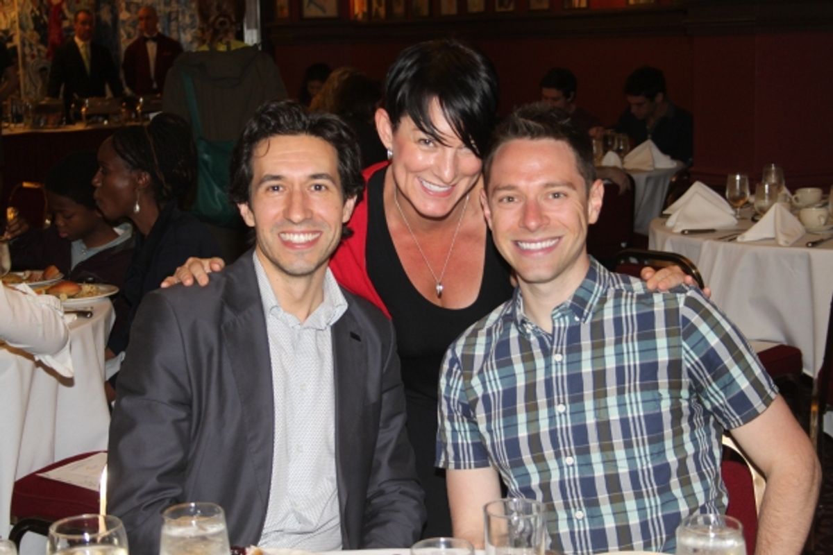 Josh Rodhes, Tara Young and Tim Federle at 