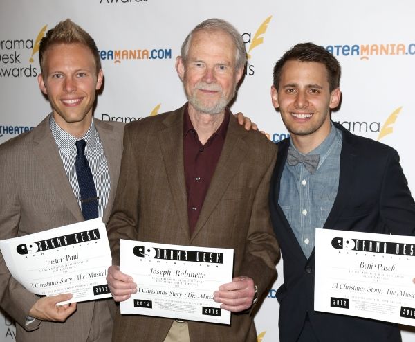 Justin Paul, Joseph Robinette, Benj Pasek  Photo