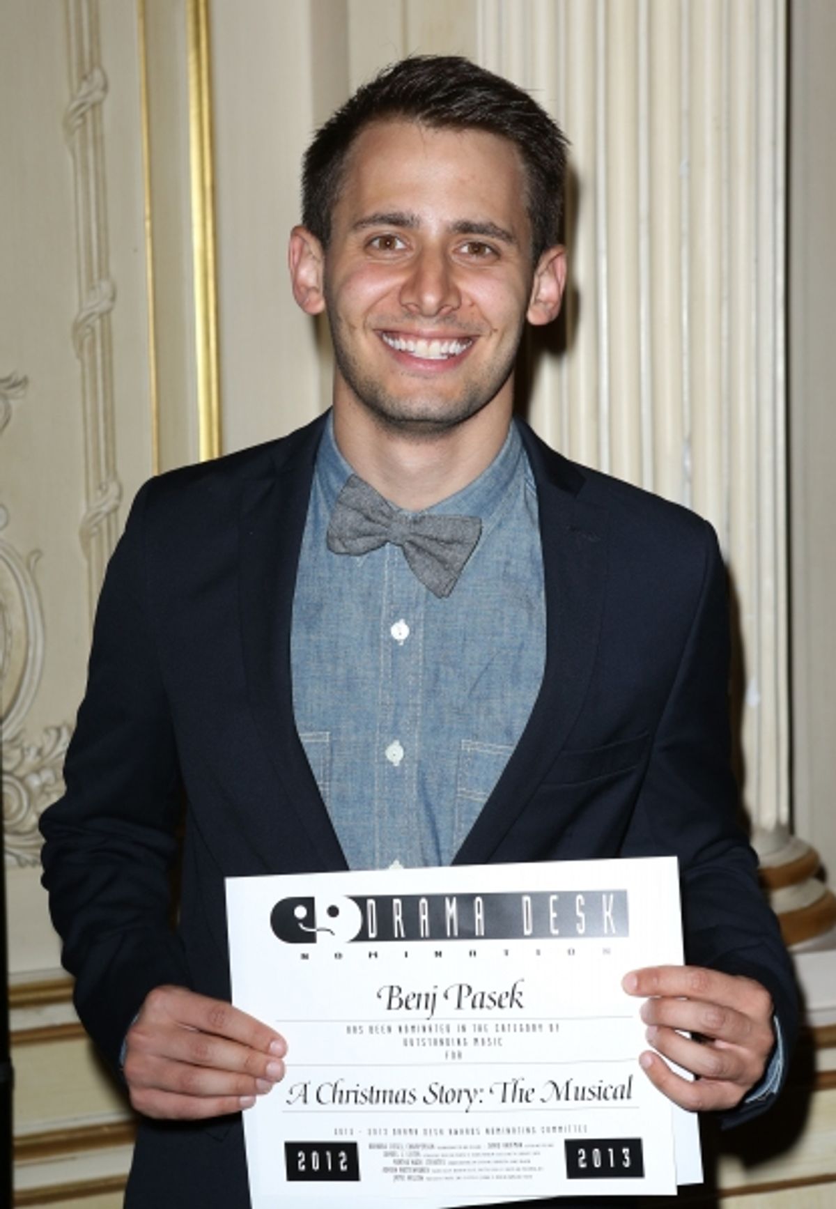 Benj Pasek at 2013 Drama Desk Reception Arrivals - The Men!